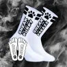 SneakFreaxx Chaussettes SNEAKFREAXX PUPPY Blanc-Noir